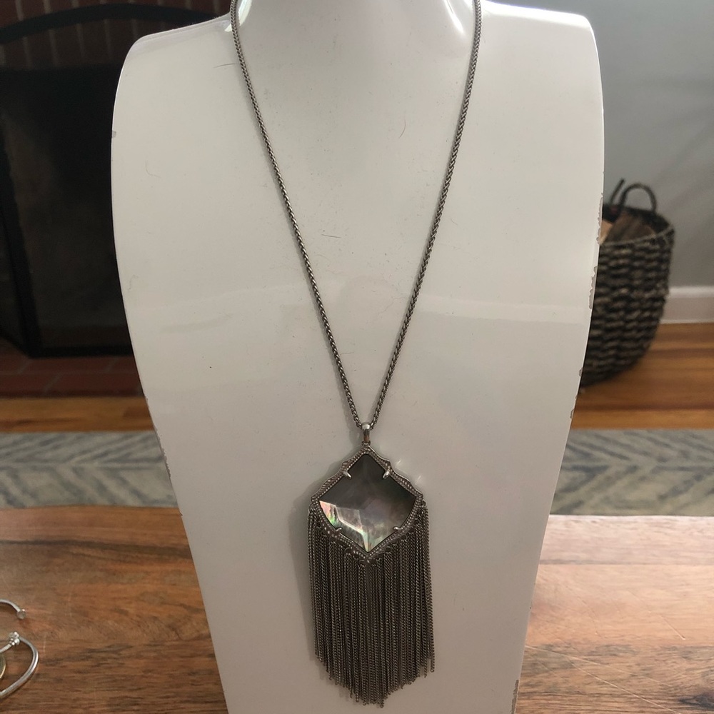 Kendra Scott Silver Kingston Necklace